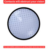 17mm Sweety Mesh White Mini Sclera Lens